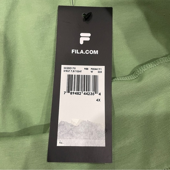NWT Fila Green Strut 7/8 Tight Leggings - Picture 4 of 10